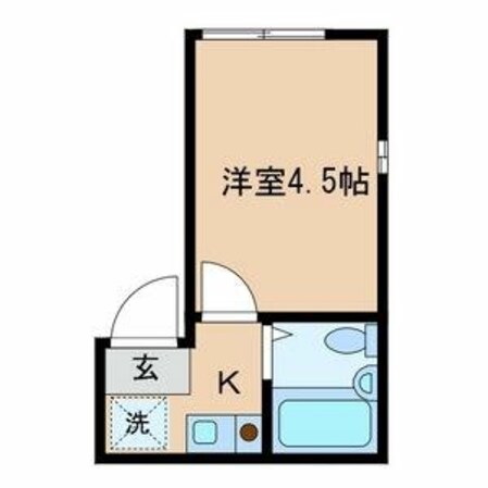 板橋本町駅 徒歩5分 1階の物件間取画像